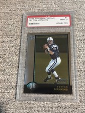1998 Bowman Chrome Peyton Manning #1 Rookie RC PSA 9 Authenticated picture