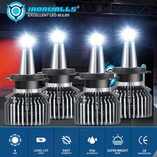4/6/8 Sides H7 H7 LED Headlight KIT Bulbs High Low Beam Super Bright White 6500K picture