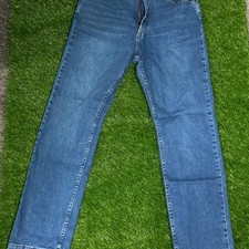 Wrangler blue denim jeans picture