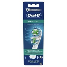 Oral-B Dual Clean Replacement Electric Toothbrush Head, 3 Count picture