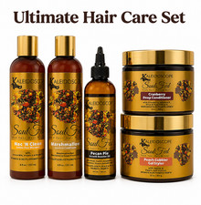Kaleidoscope SoulFed Hair Care 5-Pc Set Shampoo Conditioner Oil Gel NEW picture