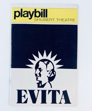 1980 Evita Playbill Shubert Theatre Los Angeles Tim Rice Andrew Lloyd Webber picture