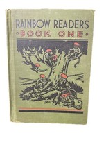 Vintage 1931 Rainbow Readers Book One First Reader Sample Copy 64¢ HC picture