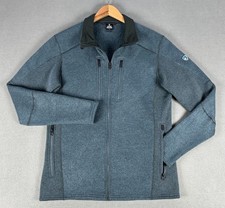 KUHL Jacket Mens Large Storm Blue Interceptr Full Zip Fleece Hybrid Performance picture
