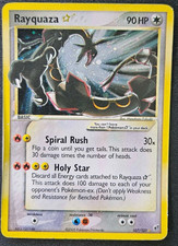 2005 Pokémon TCG Rayquaza Gold Star EX Deoxys 107/107 picture