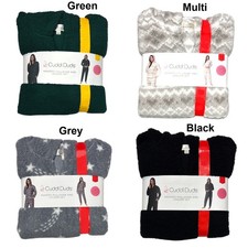Cuddl Duds Women's Super Soft Cozy Hooded Pullover & Jogger Lounge Set picture