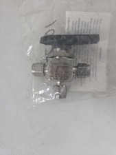 Swagelok SS-43GXS4 1/4” 40 Series Tubing 1 Piece 3-WayBall Valve Stainless Steel picture