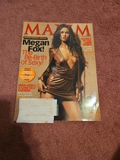 MEGAN FOX MAXIM MAGAZINE - July 2007 Original Retired Vtg Collection  picture