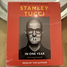 What I Ate in One Year: and Related Thoughts Stanley Tucci Sealed Audiobook CD picture