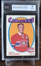 1971-72 O-Pee-Chee Henri Richard KSA 5 picture
