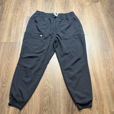 Fabletics Women's Short Mid-Rise On-Call Scrub Joggers Black Sz XXL/1X short picture