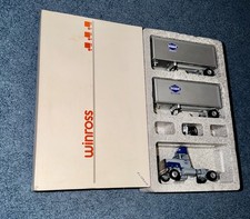 Winross 1:64 Scale Die Cast Overnite Transportation Co Truck Double Trailers picture