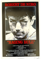 MARTIN SCORSESE SIGNED RAGING BULL 12X18 MOVIE POSTER PHOTO DIRECTOR JSA picture