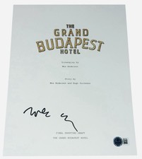 Wes Anderson Signed Autograph The Grand Budapest Hotel Script Screenplay Beckett picture