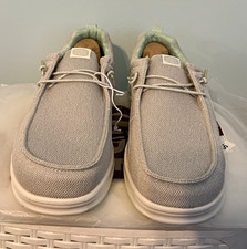 Hey Dude Wally Hey20 Mesh Slip-On Lace Up White Men's US 11 EU 44 picture
