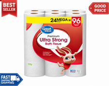 Ultra Strong 2-Ply Toilet Paper 24 Mega Rolls - Soft, Durable Charmin Style picture