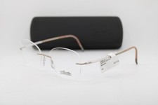 NEW SILHOUETTE 5540 CT 8640 BROWN GUNMETAL AUTHENTIC EYEGLASSES 54-17 picture