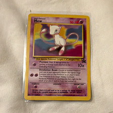Pokemon TCG Mew 9 WOTC Promo Holo Promo Basic 50 HP English Pokemon Card picture