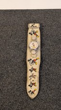 Vtg 60/70's Ingersoll/Disney Mickey Mouse Watch Original Leather Strap Wind 1101 picture