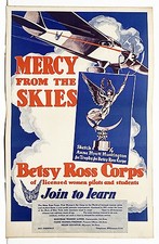 Original WWII US Betsy Ross Air Corps Poster - Mercy from the Skies picture