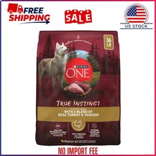 Purina ONE True Instinct High-Protein Real Turkey Venison Dry Dog Food 36lb bag picture