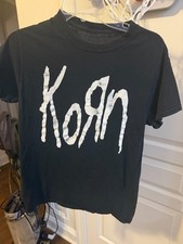 Vintage Korn Nu Metal Band T-Shirt 25 x 17 Small Rock picture
