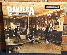 PANTERA - Cowboys From Hell, Ltd WHITE + BROWN MARBLED VINYL LP New & Sealed picture