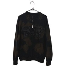 PXG Fairway Camo Logo Pullover Sweatshirt Mens Large Black Crown Crewneck Golf picture