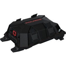 Polaris Snowmobile OEM Lock & Ride Flex Medium Burandt Bag Black & Red, 2889897 picture