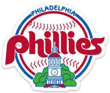 Philadelphia Phillies Independence Hall Baseball Phillies Script Die-Cut MAGNET picture