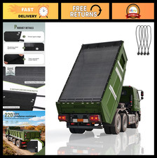 Heavy Duty 8' x 10' Mesh Dump Trailer Tarp with Grommets, Air-Flow, Elastic Cord picture