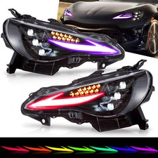 VLAND RGB FULL LED Headlights For 2013-21Toyota GT86 Subaru BRZ FR-S Animation picture