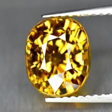 4.13Ct Oval, Amazing VVS_Clarity Natural Golden Yellow Grossular Mali Garnet picture