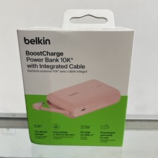 Belkin BoostCharge Power Bank 10k Portable Charger w/ USB-C Integrated Cable picture