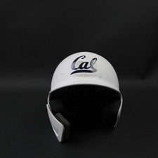 California Golden Bears Mizuno Batting Helmet Unisex White Used 6.75-7.375 picture