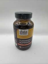 Gaia Herbs Turmeric Supreme Extra Strength 120 Vegan 05/27 picture