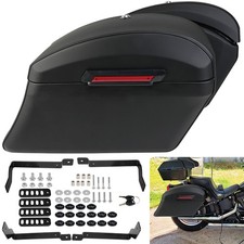 Hard Saddlebags Saddle Bags Fit For Yamaha XVS1300 Honda Classic VTX1300 VTX1800 picture