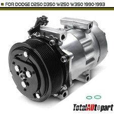 New AC Compressor with Clutch for Dodge D250 D350 W250 W350 1990-1993 L6 5.9L picture
