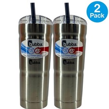 Bubba Envy S Stainless Steel Tumbler with Straw 24 OZ Insulated Vacuum 2 Pack picture
