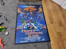 Vintage 1986 The Transformers: The Movie Original Theatrical Movie Poster picture