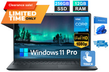 2026 Dell Inspiron 15 Laptop Touch Intel i5-1334U 12GB RAM 256GB SSD, Win 11 Pro picture