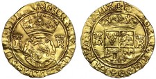 Henry VIII gold Crown, 3rd coinage, Bristol, AU Details, ex Hutchings picture