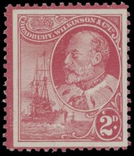 1903 CANADA-KING EDWARD VII AND WARSHIP, 2D PERFORATED ESSAY IN CARMINE, NH picture