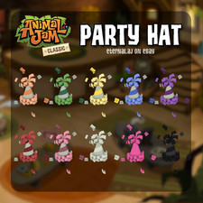 Animal Jam Classic (AJC) | New Year's Party Hat (READ DESCRIPTION BEFORE BUYING) picture
