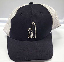 johnnie-O Black/White Solid Trucker Hat picture