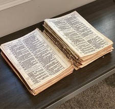 1611 King James Bible 1640 - Old or New Testament Bible Page Select Your Passage picture