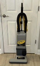 ProTeam ProForce 1500XP Upright Vacuum Cleaner Gray Yellow Hose Tested Works picture