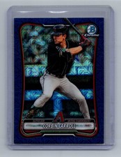 2026 Bowman Corbin Carroll Navy Blue Mojo Mega Refractor /175 Diamondbacks picture