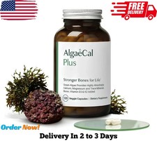 AlgaeCal Plus Veggie Capsules 120 Count Sealed Exp 09/2027 Bone HealthPurchase H picture