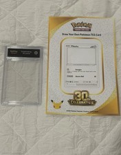 Pokémon TCG Pikachu Draw Your Own Card + 30th Anniversary Hard Case Promo Target picture